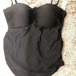Black Maternity Bathing Suit